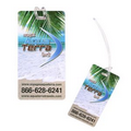 Soft PVC Travel Vacation Baggage Luggage Tag with Strap